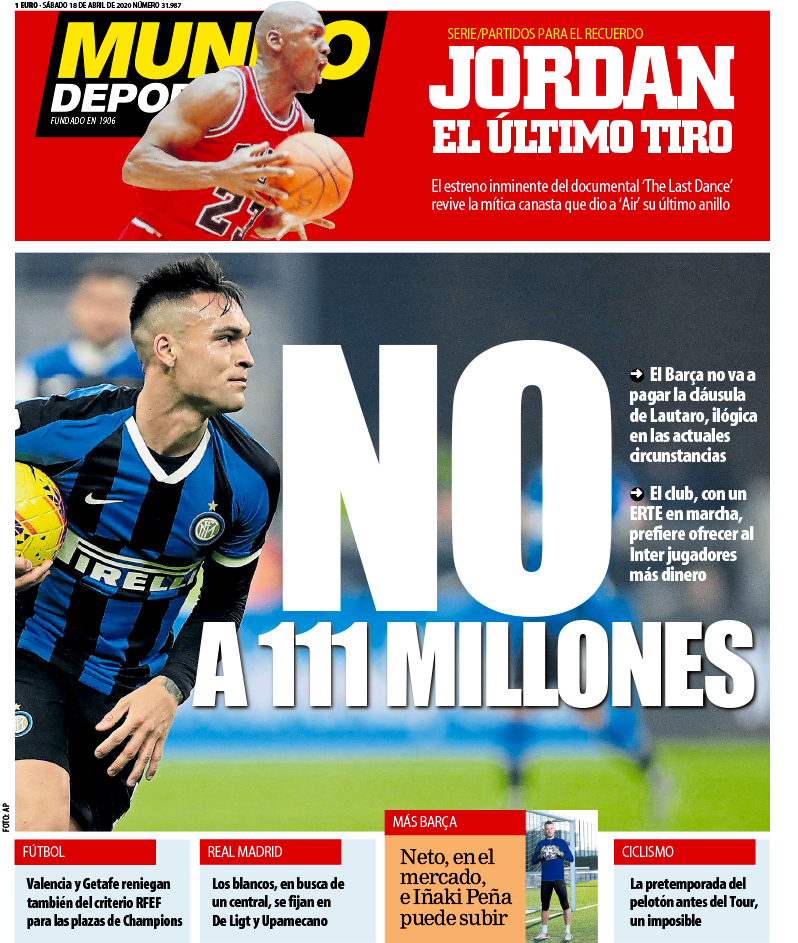 Mundo Deportivo 18 aprile
