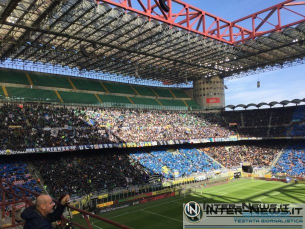 Curva Nord Stadio Giuseppe Meazza - San Siro - Inter-Juventus Supercoppa Italiana