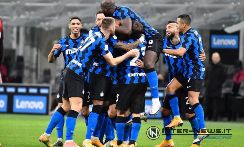 Foto di gruppo in Inter-Milan di Coppa Italia (Photo by Tommaso Fimiano, Copyright Inter-News.it)