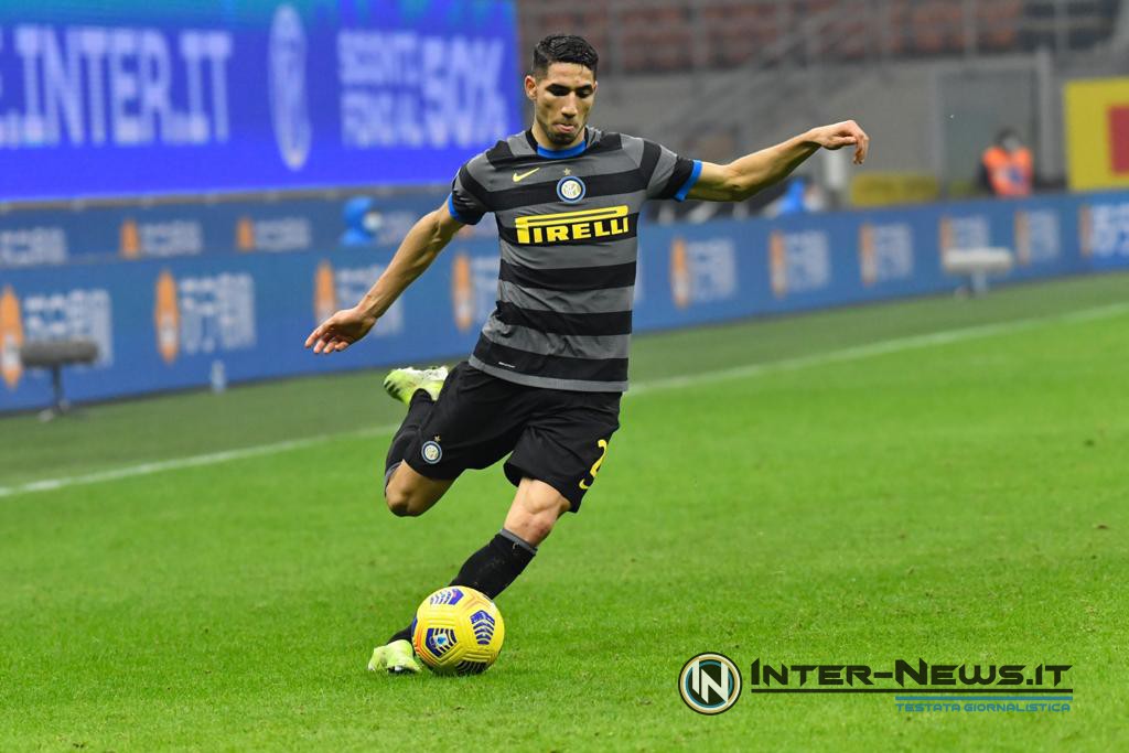 Achraf Hakimi in Inter-Benevento (Photo by Tommaso Fimiano, Copyright Inter-News.it)