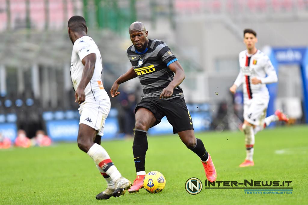 Romelu Lukaku in Inter-Genoa (Photo by Tommaso Fimiano, Copyright Inter-News.it)