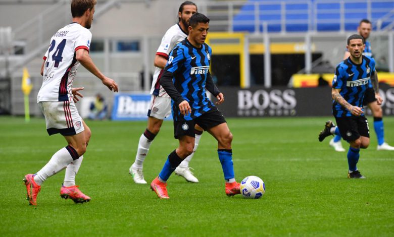 Sanchez, Inter-Cagliari, foto di Tommaso Fimiano, Copyright Inter-News.it