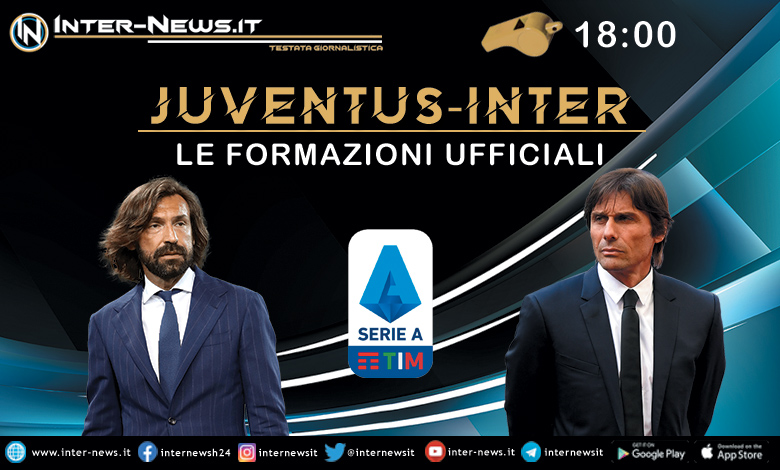 Juventus-Inter formazioni ufficiali