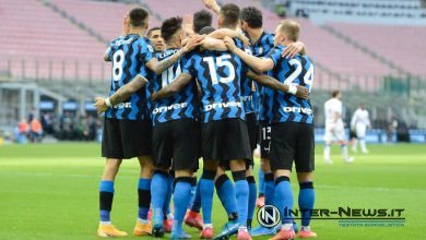 Foto di gruppo in Inter-Sampdoria (Photo by Tommaso Fimiano, Copyright Inter-News.it)