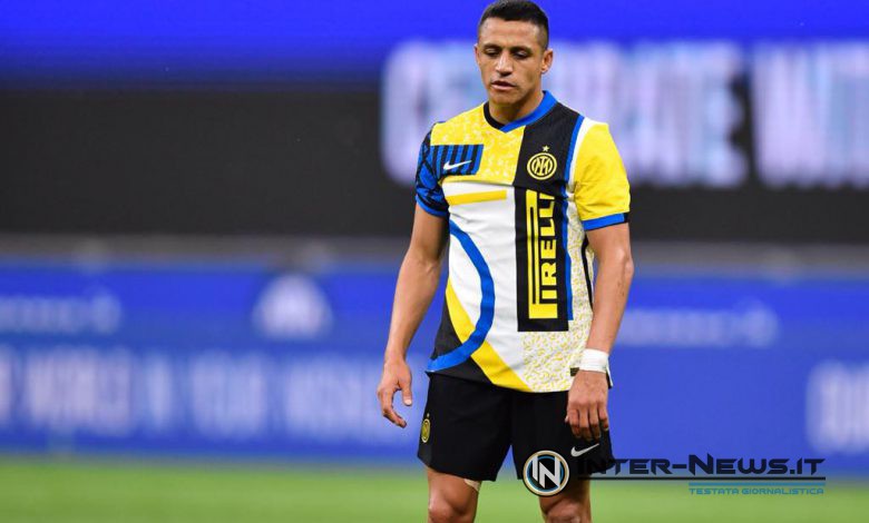 Alexis Sanchez in Inter-Roma (Photo by Tommaso Fimiano, Copyright Inter-News.it)