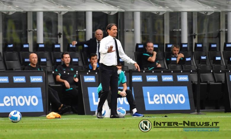 Simone Inzaghi in Inter-Genoa di Serie A (Photo by Tommaso Fimiano, Copyright Inter-News.it)