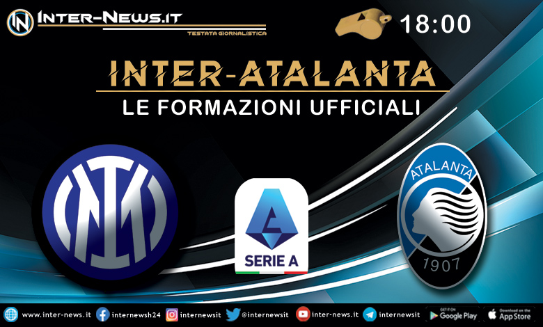 Inter-Atalanta - Le formazioni ufficiali