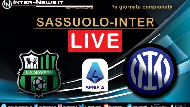 Sassuolo-Inter-Live