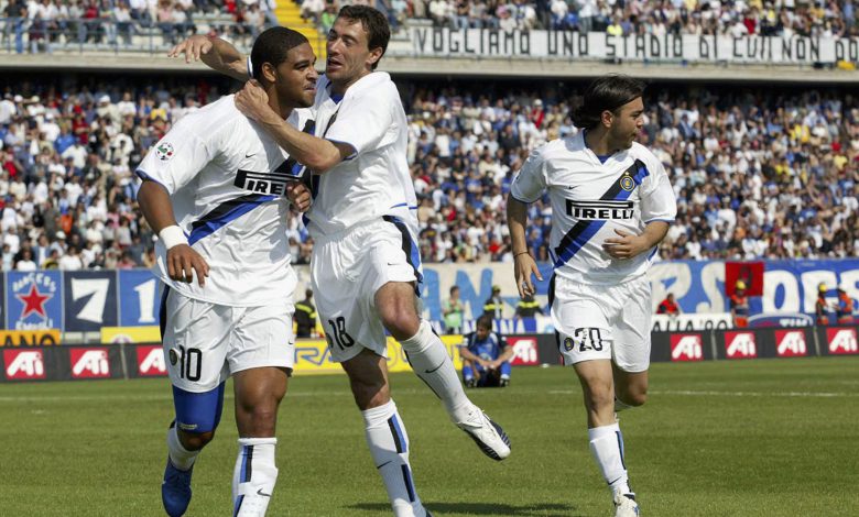 Adriano, Kily Gonzalez e Recoba in Empoli-Inter