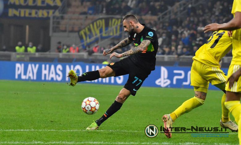Marcelo Brozovic in Inter-Sheriff (Photo by Tommaso Fimiano, Copyright Inter-News.it)