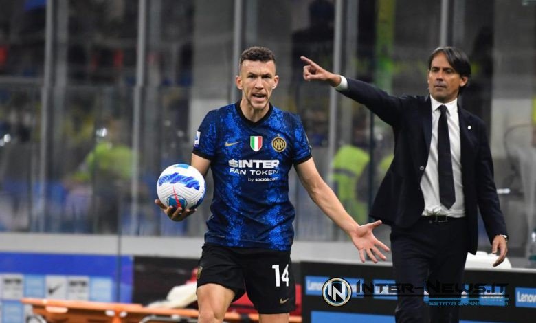 Ivan Perisic e Simone Inzaghi in Inter-Juventus (Photo by Tommaso Fimiano, Copyright Inter-News.it)