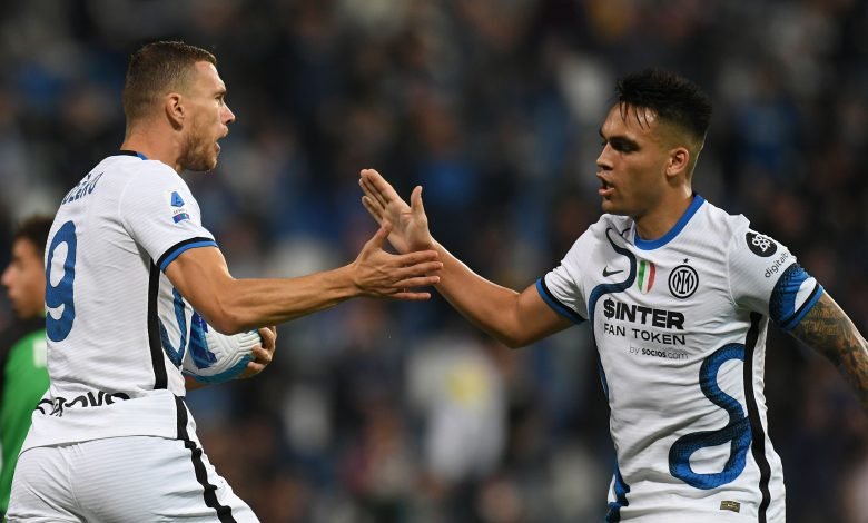 Edin Dzeko e Lautaro Martinez - Inter