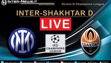 Inter-Shakhtar Donetsk live