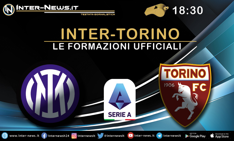 Inter-Torino - Le formazioni ufficiali