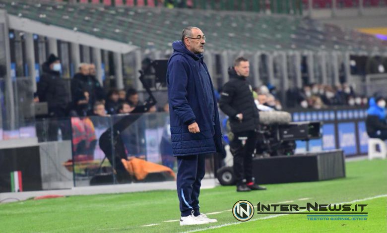 Maurizio Sarri in Inter-Lazio (Photo by Tommaso Fimiano, Copyright Inter-News.it)