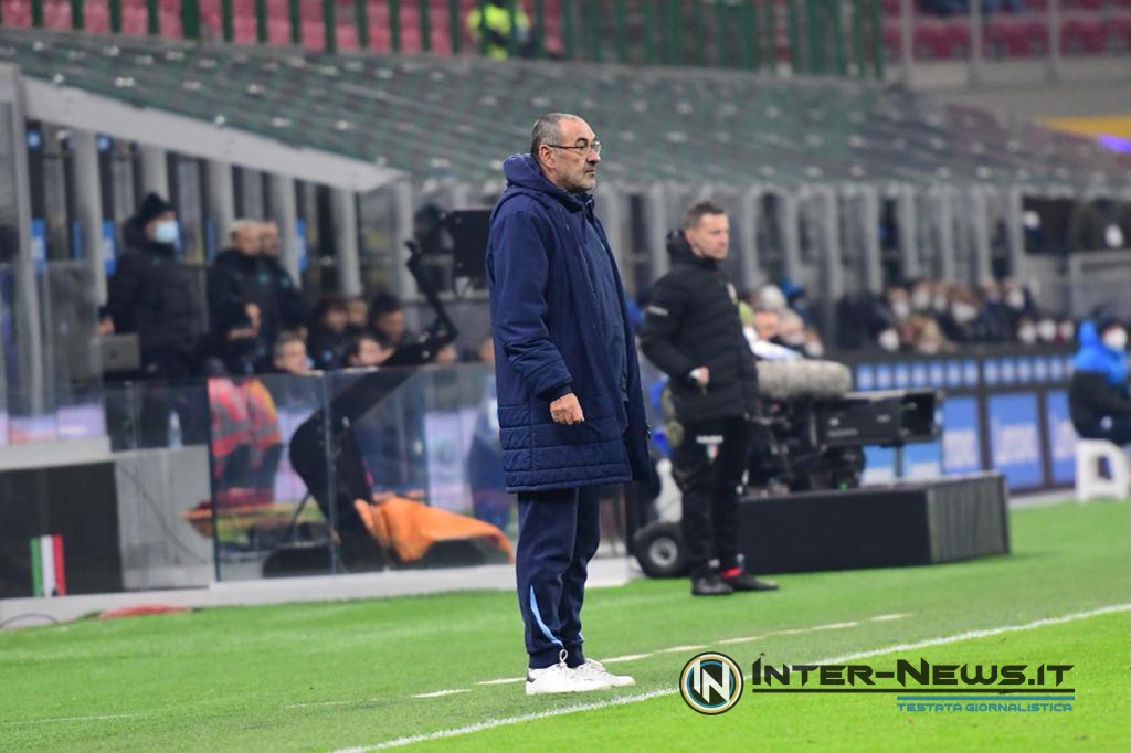 Maurizio Sarri, Inter-Lazio, copyright Inter-News.it, foto di Tommaso Fimiano