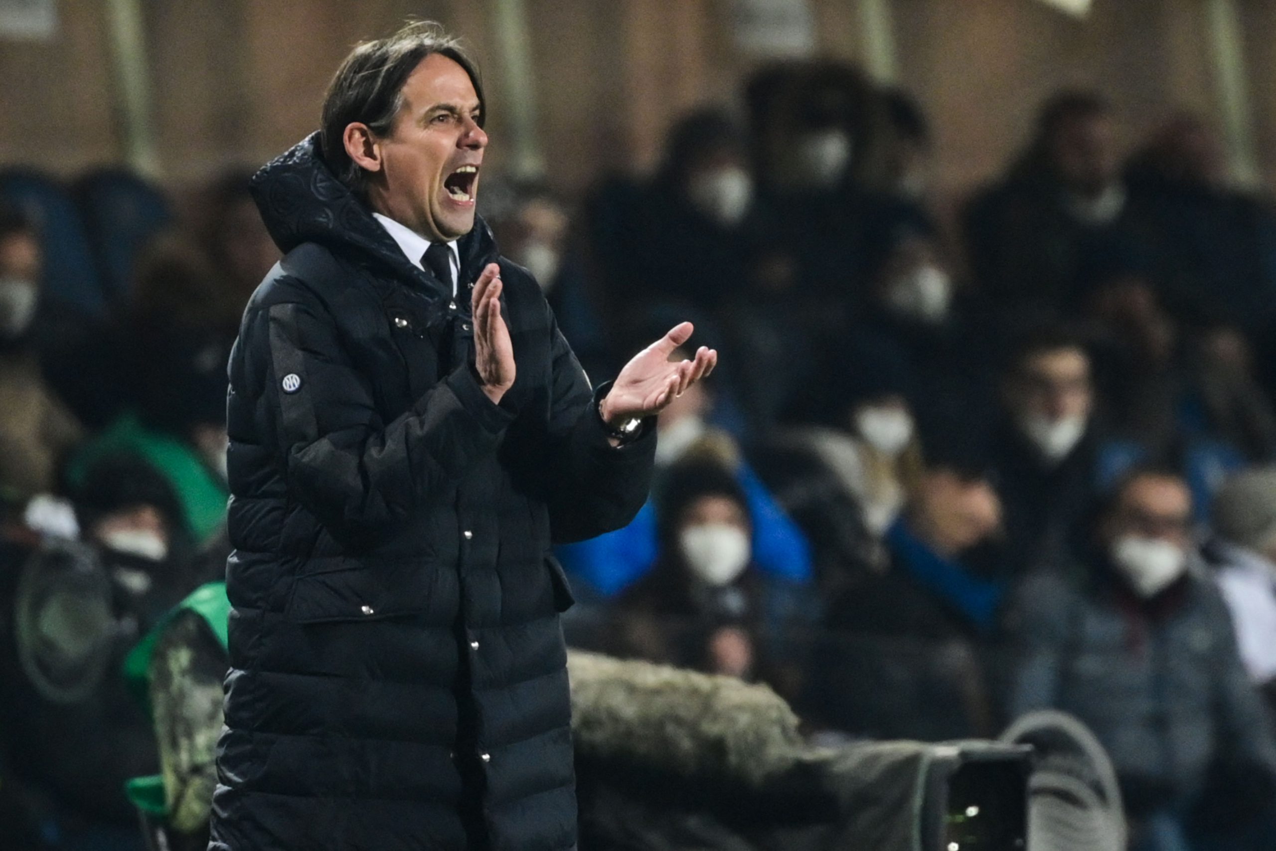 Simone Inzaghi in Atalanta-Inter