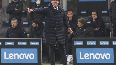 Simone Inzaghi in Inter-Empoli di Coppa Italia
