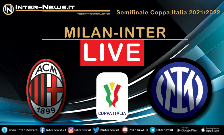 Milan-Inter Coppa Italia Live