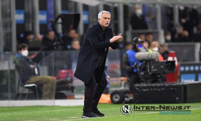 Mourinho, Inter-Roma Coppa Italia, Copyright Inter-News.it (Photo by Tommaso Fimiano)