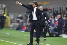 Simone Inzaghi in Inter-Juventus di Supercoppa Italiana