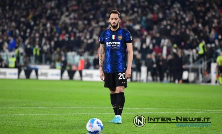 Hakan Calhanoglu rigore Juventus-Inter