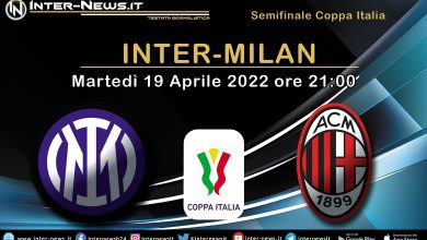Inter-Milan - Coppa Italia