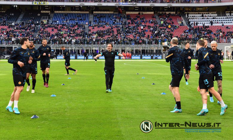 Riscaldamento Inter, Inter-Verona