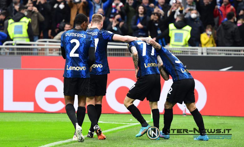 Esultanza Inter, Inter-Roma
