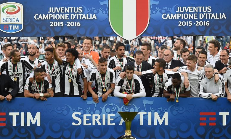 Festa Scudetto della Juventus dopo la Serie A 2015/16