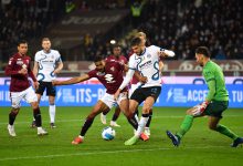 Gleison Bremer contro Andrea Ranocchia in Torino-Inter