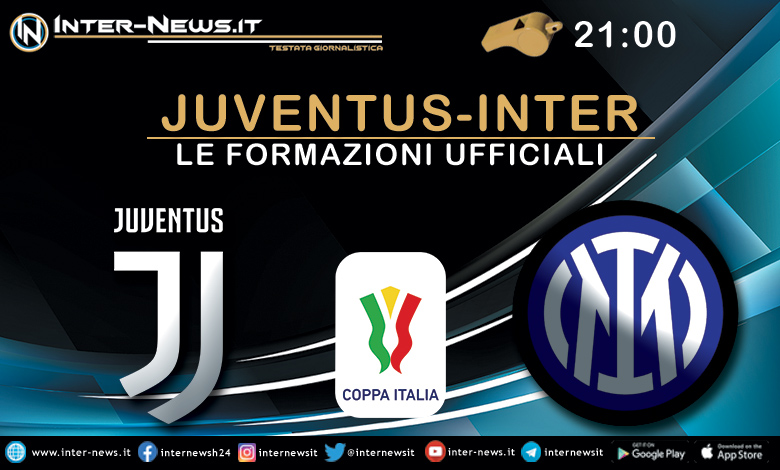 Juventus-Inter (Finale di Coppa Italia) - Le formazioni ufficiali