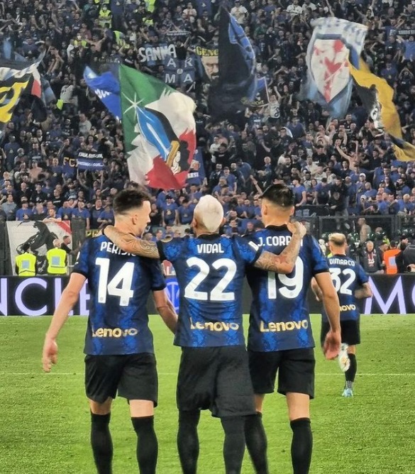 Perisic, Correa, Vidal - Coppa Italia