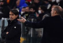 Simone Inzaghi e Massimiliano Allegri in Juventus-Inter di Serie A