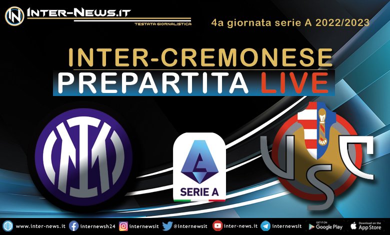 Inter-Cremonese live prepartita