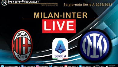 Milan-Inter - LIVE