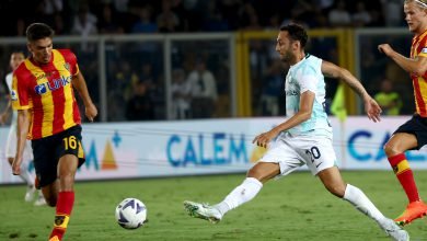 Hakan Calhanoglu in Lecce-Inter