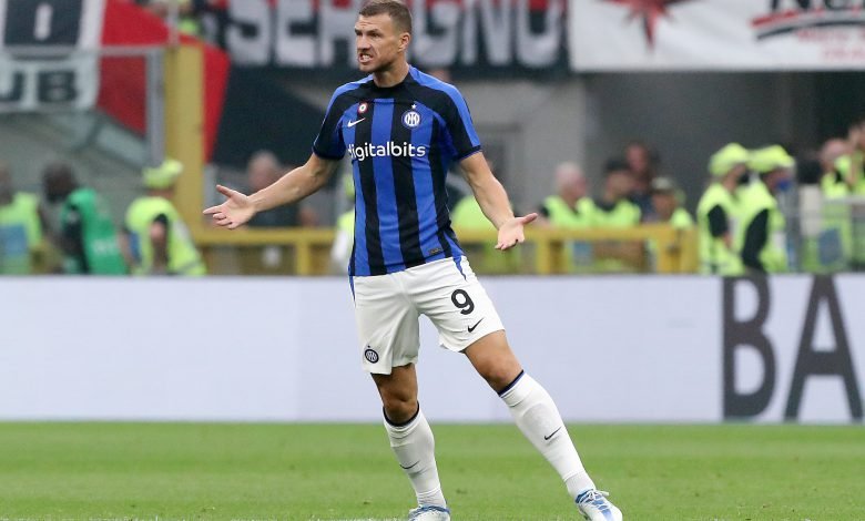 Edin Dzeko Milan-Inter
