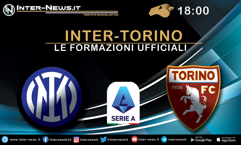 Inter-Torino - Formazioni ufficiali