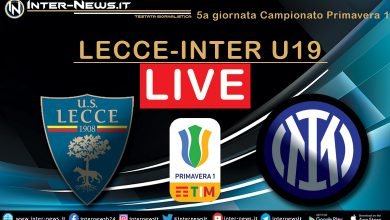 Lecce-Inter Primavera live