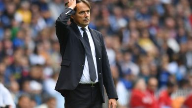 Simone Inzaghi in Udinese-Inter