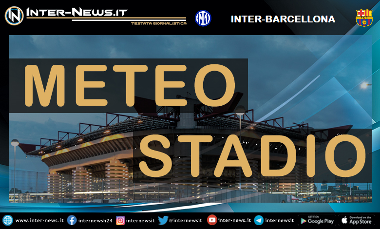 Inter-Barcellona - Meteo