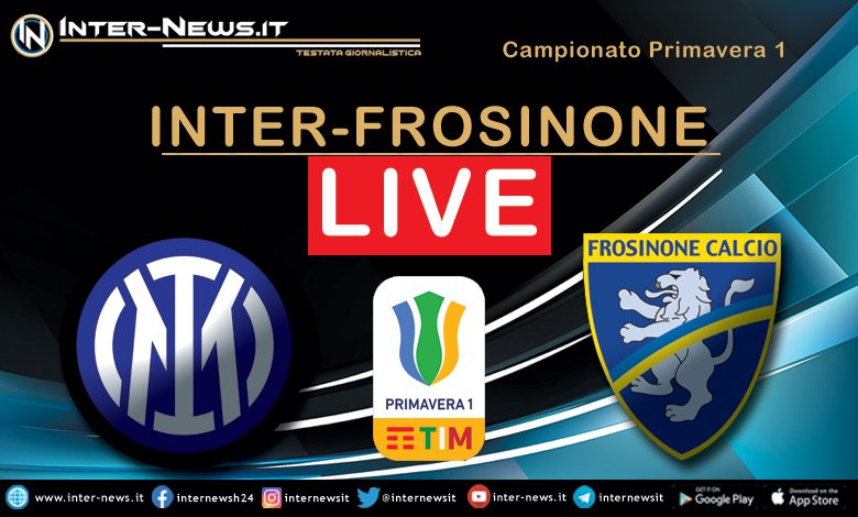 Inter-Frosinone Primavera live