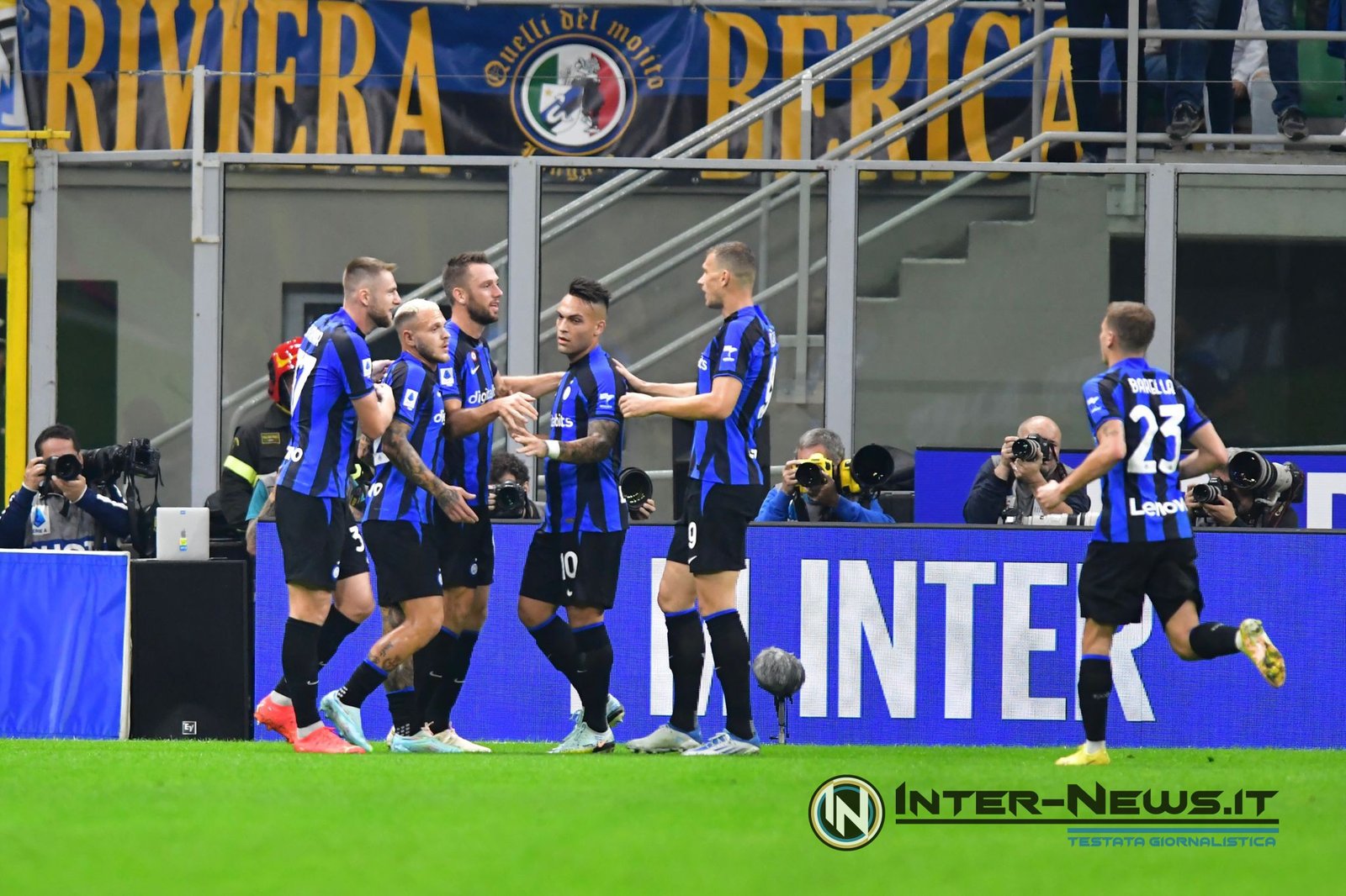 Esultanza Inter, Inter-Sampdoria