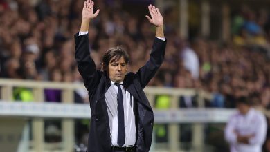 Simone Inzaghi in Fiorentina-Inter