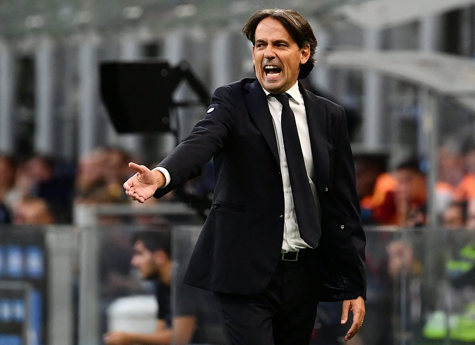 Simone Inzaghi in Inter-Roma