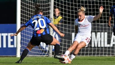 Flaminia Simonetti contro Giada Greggi in Inter-Roma Femminile