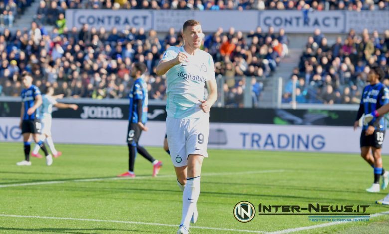 Edin Dzeko Atalanta-Inter