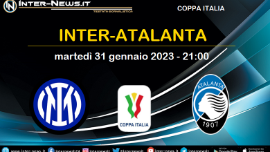 Inter-Atalanta di Coppa Italia