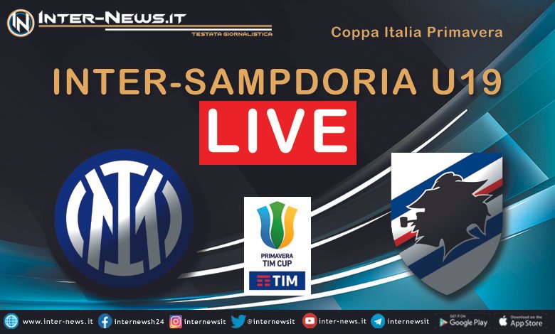 Inter-Sampdoria Primavera TIM Cup live